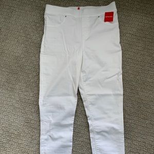 Spanx white skinny jeans